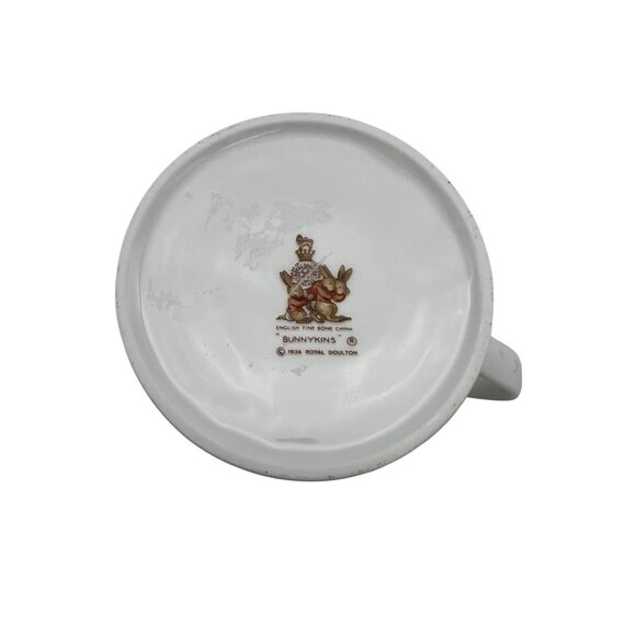 Royal Doulton Bunnykins New Arrival Mug Bone China Baby Gift England 3.5" - Picture 6 of 7